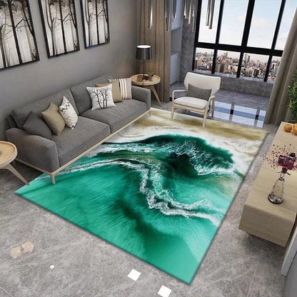 New Chinese Modern Abstract Ink Painting Living Room Carpet - Pacisia