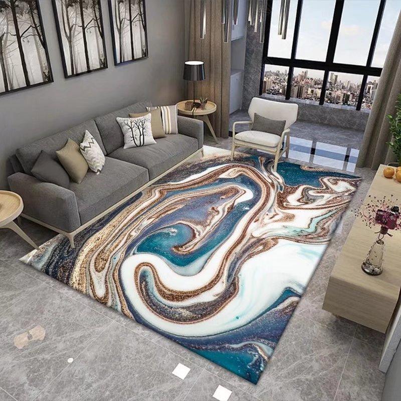 New Chinese Modern Abstract Ink Painting Living Room Carpet - Pacisia