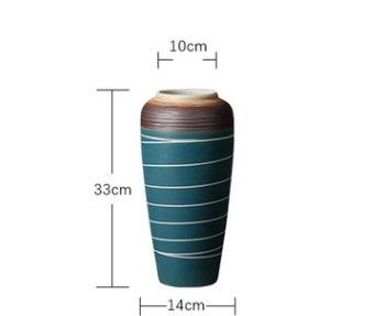 New Chinese Style Green Ceramic Vase - Pacisia