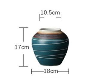 New Chinese Style Green Ceramic Vase - Pacisia