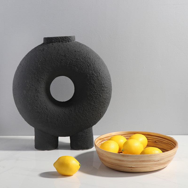 New Chinese Style Minimalist Creative Geometric Ceramic Vase - Pacisia