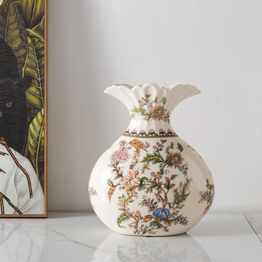 New Chinese Style Retro Blue And White Porcelain Vase - Pacisia