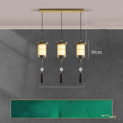 New Chinese Zen Bedroom Bedside Lamp Hanging Wire - Pacisia