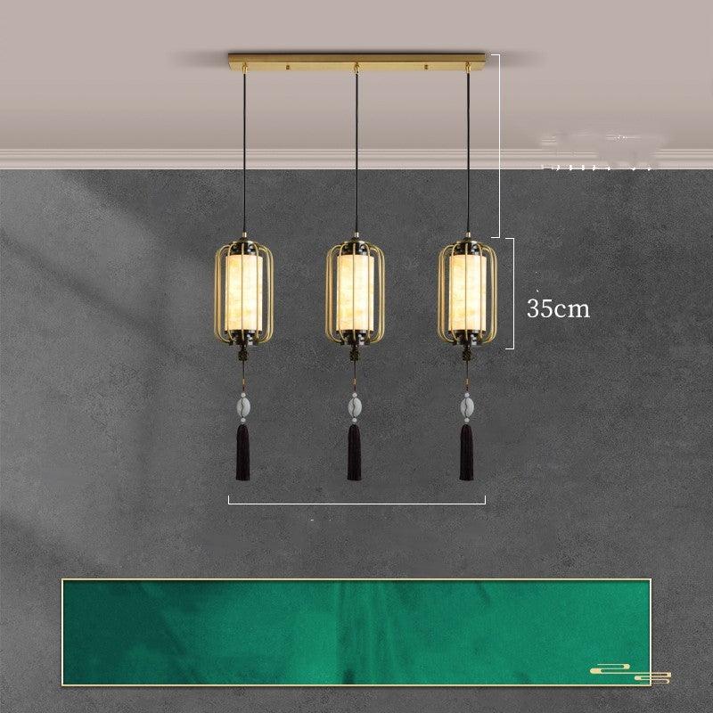 New Chinese Zen Bedroom Bedside Lamp Hanging Wire - Pacisia