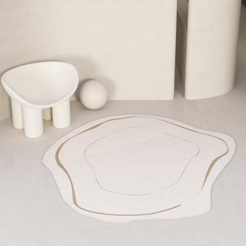 New Irregular Round Light Luxury Plush Carpet - Pacisia