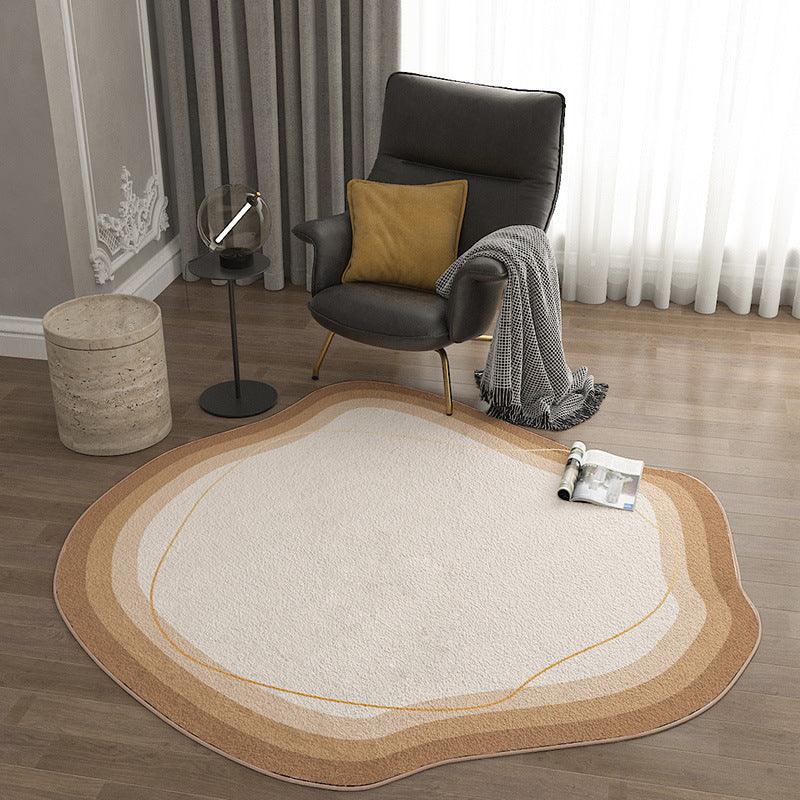 New Irregular Round Light Luxury Plush Carpet - Pacisia