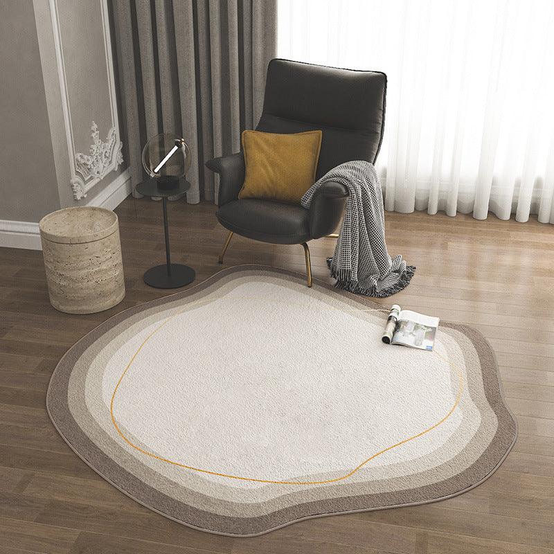New Irregular Round Light Luxury Plush Carpet - Pacisia