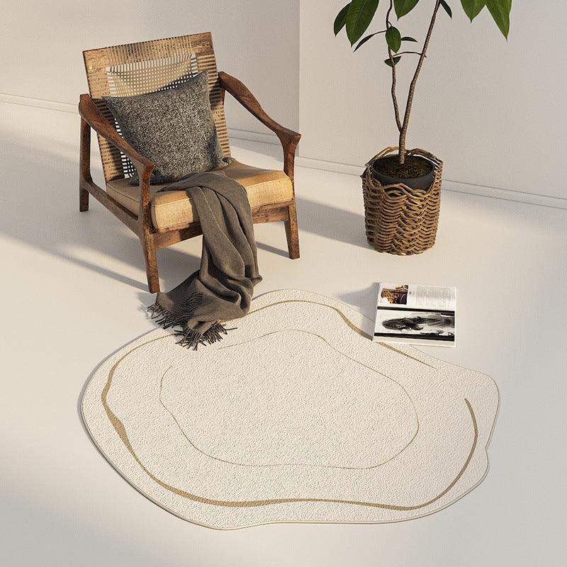 New Irregular Round Light Luxury Plush Carpet - Pacisia