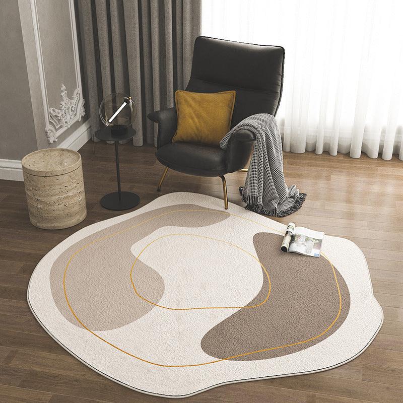 New Irregular Round Light Luxury Plush Carpet - Pacisia