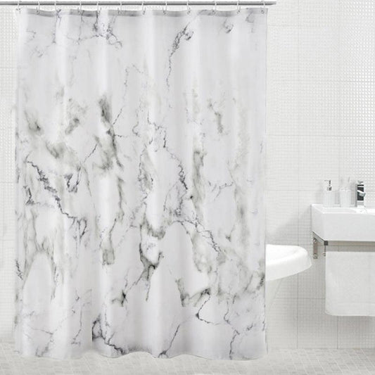 New Marble Pattern Polyester Shower Curtain - Pacisia