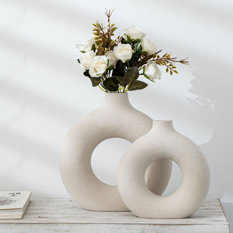 New Style Biscuit Vase Frosted Particle Flower Arranging Device - Pacisia