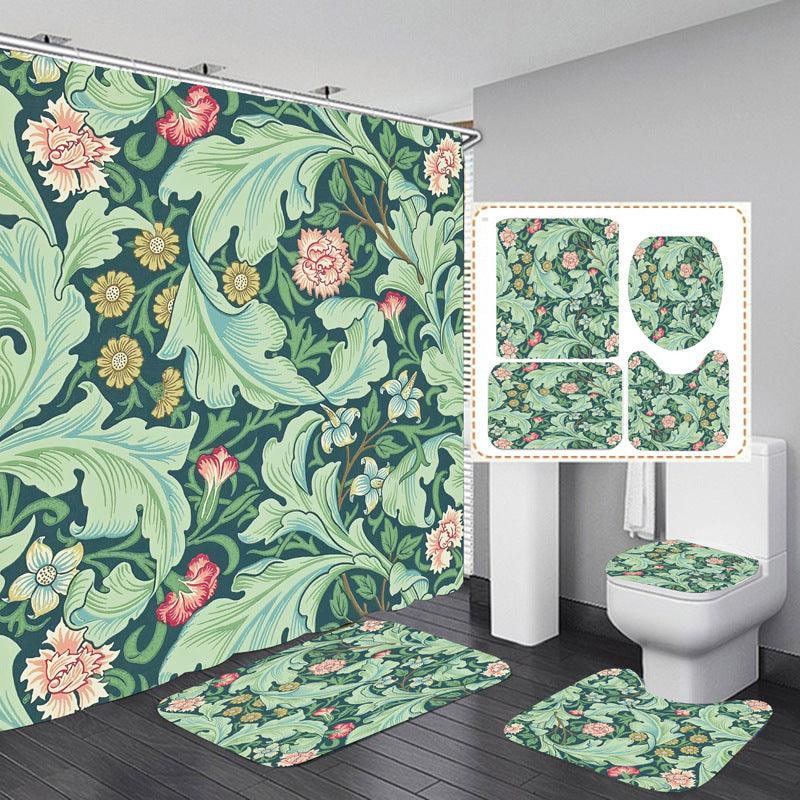 Non Perforated Partition Waterproof Cloth Shower Curtain - Pacisia