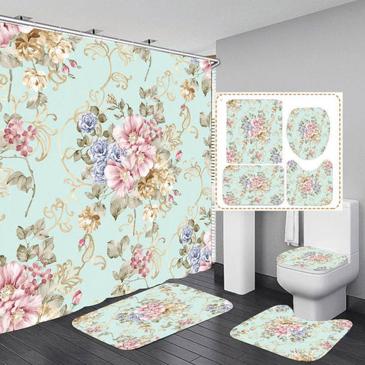 Non Perforated Partition Waterproof Cloth Shower Curtain - Pacisia