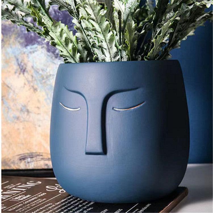 Nordic Abstract Figure Flower Pot Home Decoration Living Room Vase - Pacisia
