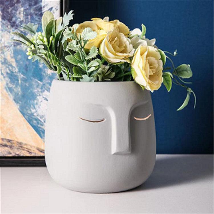 Nordic Abstract Figure Flower Pot Home Decoration Living Room Vase - Pacisia