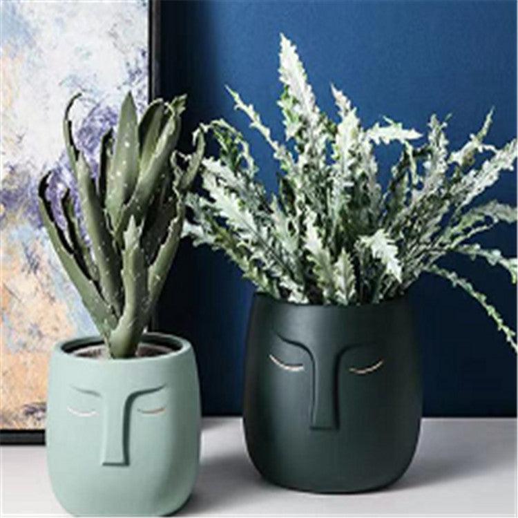 Nordic Abstract Figure Flower Pot Home Decoration Living Room Vase - Pacisia