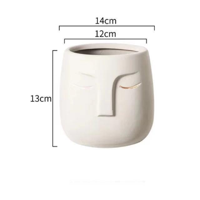 Nordic Abstract Figure Flower Pot Home Decoration Living Room Vase - Pacisia