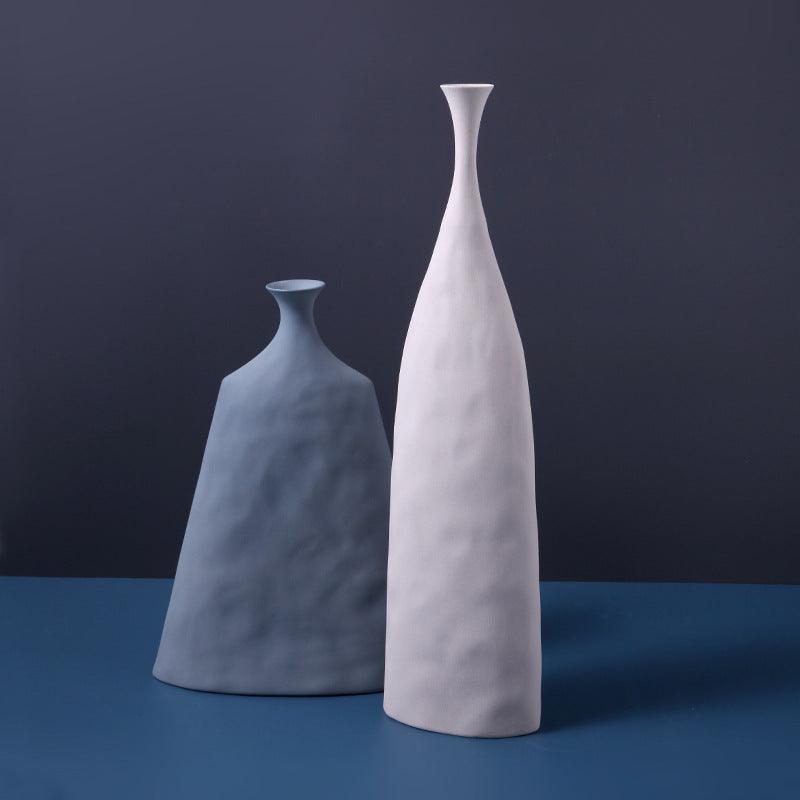 Nordic Art Plain Ceramic Vase - Pacisia