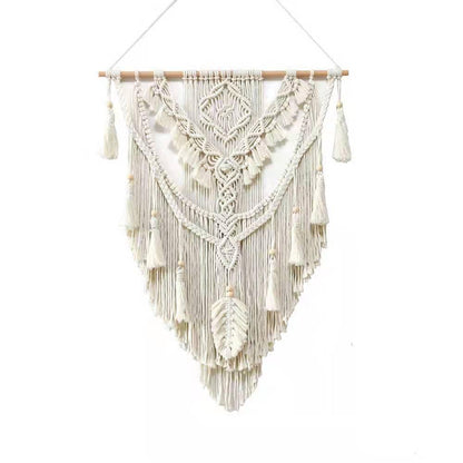 Nordic Bohemian Lace Fringe Handwoven Tapestry - Pacisia