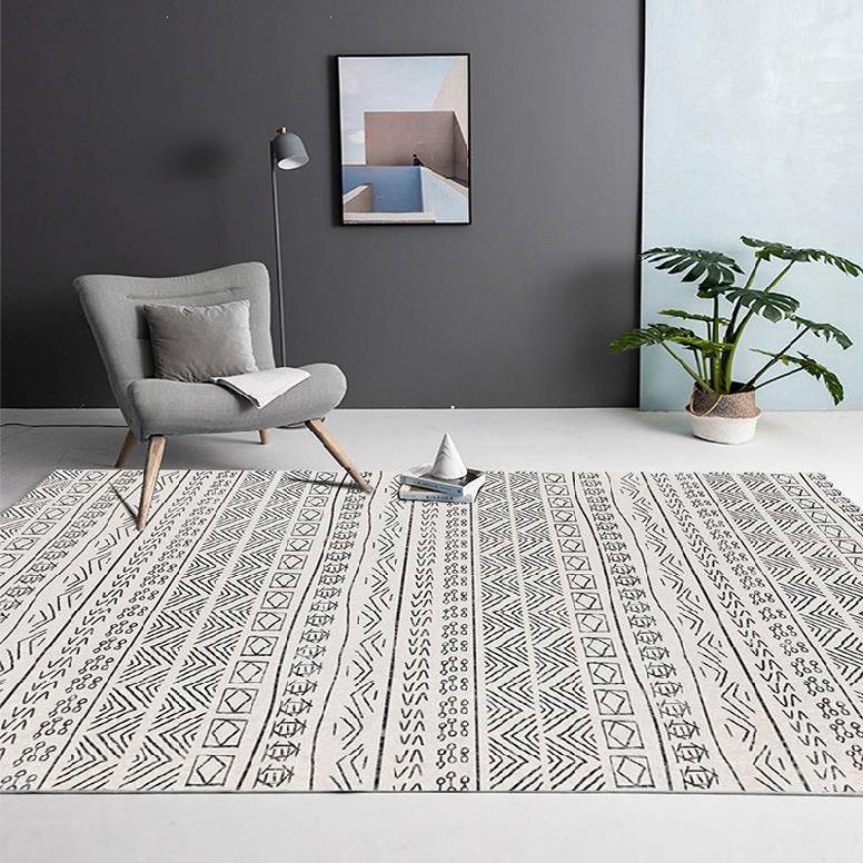 Nordic Carpet Living Room Coffee Table Blanket Modern Minimalist Bedroom - Pacisia