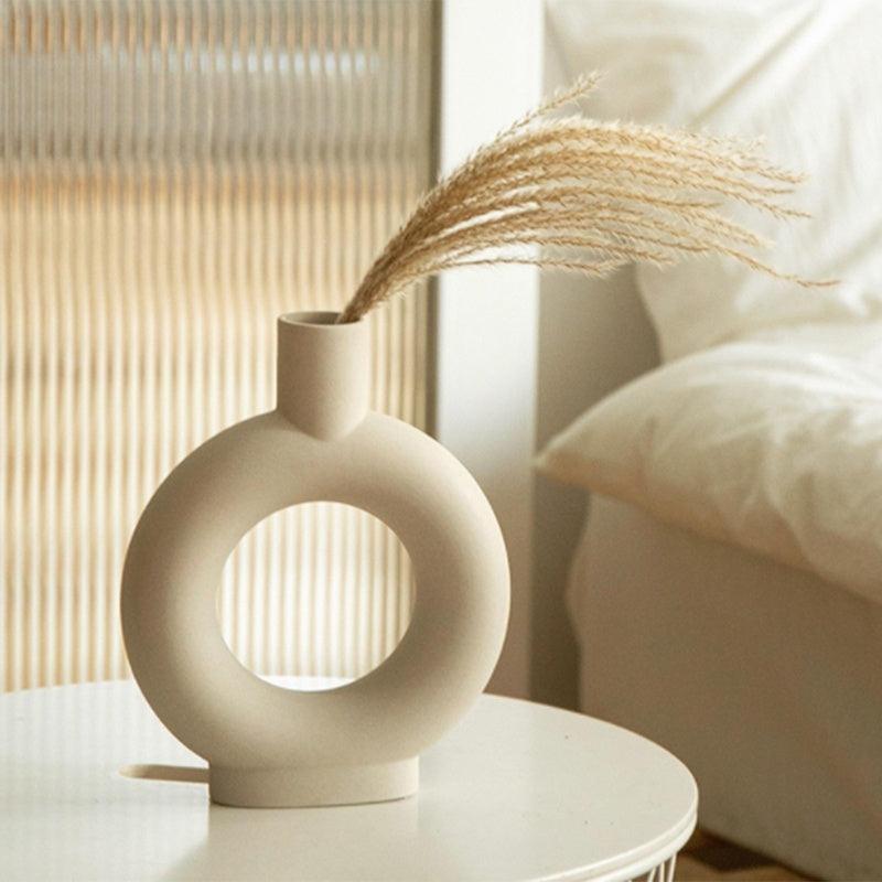 Nordic Ceramic Vase Home Decoration Decoration White Vegetarian - Pacisia