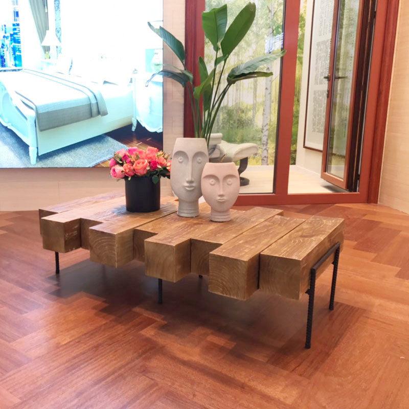 Nordic Coffee Table Solid Wood Creative Simple Living Room Table - Pacisia