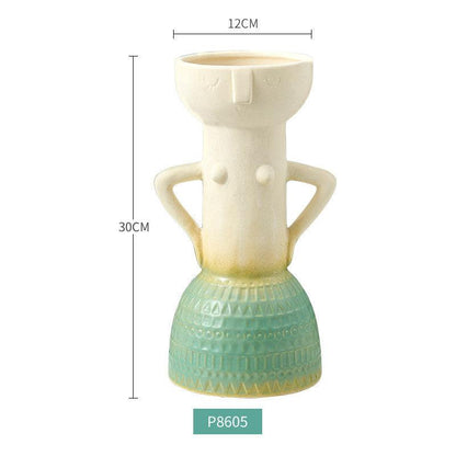 Nordic Creative Ceramic Vase Home European Decoration Living Room - Pacisia