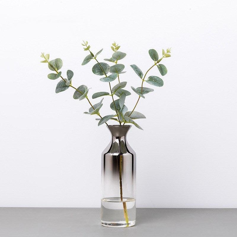 Nordic Creative Transparent Glass Vase Small Caliber - Pacisia