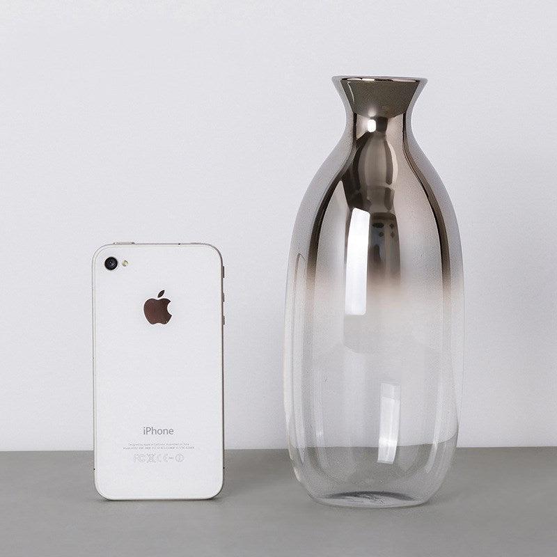 Nordic Creative Transparent Glass Vase Small Caliber - Pacisia