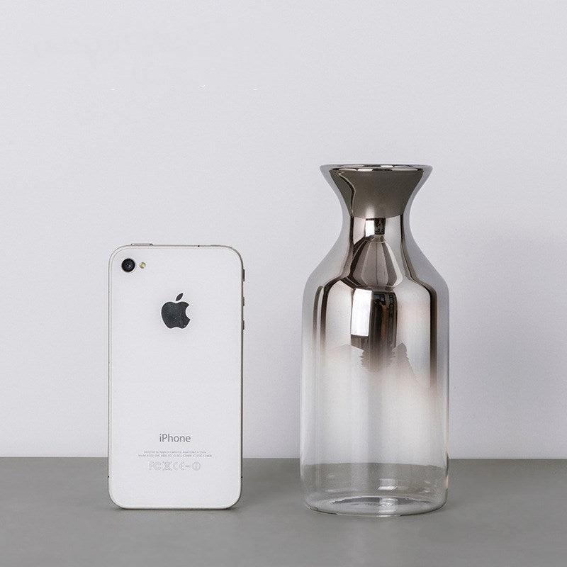 Nordic Creative Transparent Glass Vase Small Caliber - Pacisia