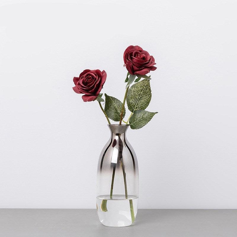 Nordic Creative Transparent Glass Vase Small Caliber - Pacisia