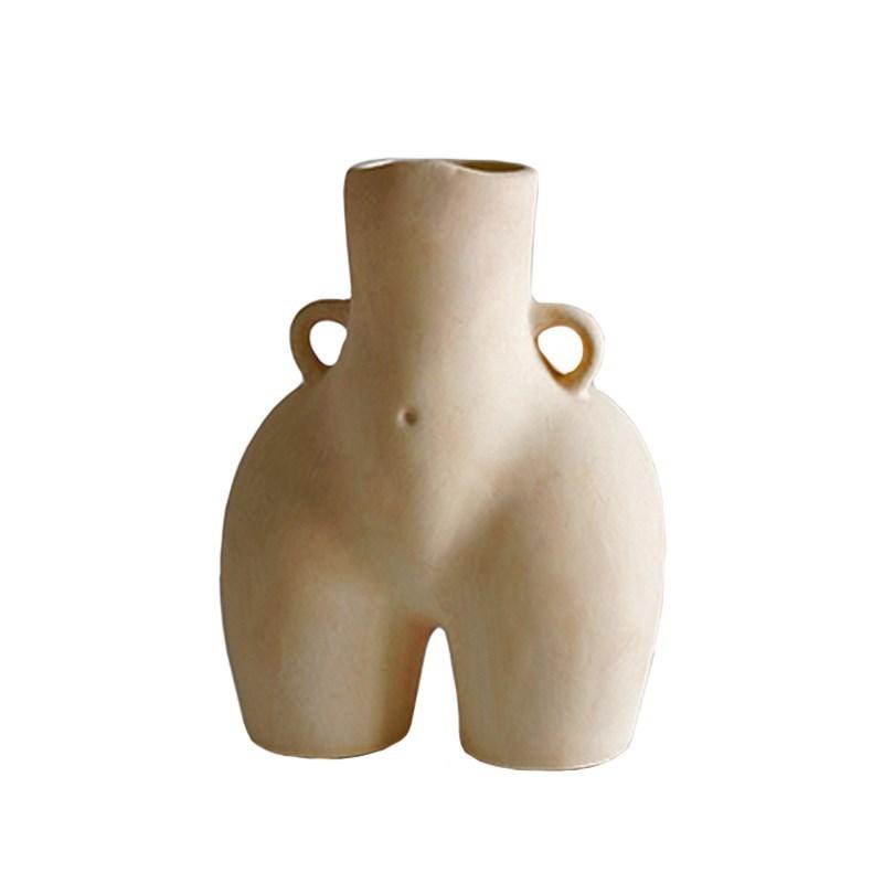 Nordic creative white ceramic vase - Pacisia