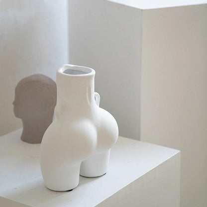 Nordic creative white ceramic vase - Pacisia