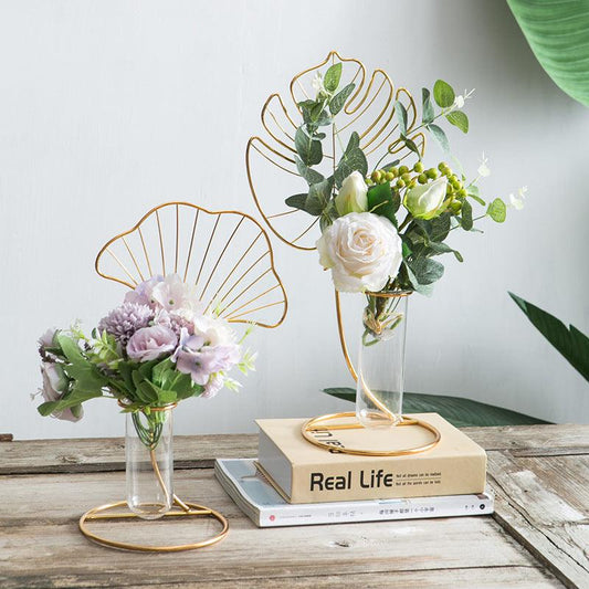 Nordic Green Radish Glass Test Tube Flower Vase - Pacisia