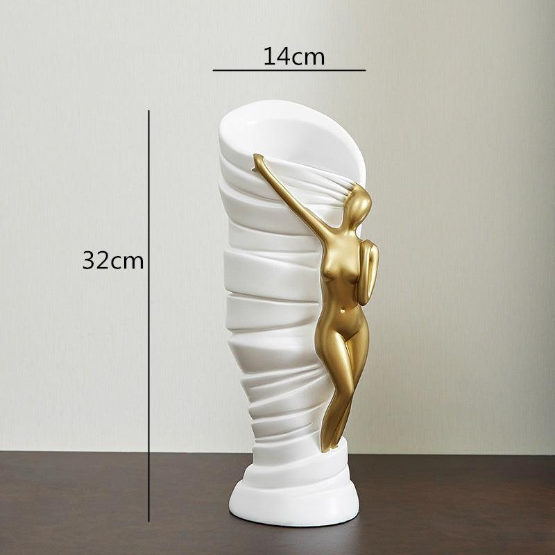 Nordic Light Luxury Art Vase Decoration Creative Simplicity - Pacisia