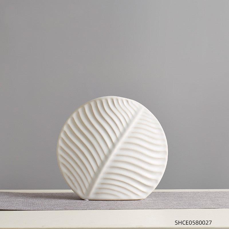 Nordic Light Luxury Ceramic Vase Decoration Creative Simple Living Room Flower Tv Cabinet Table Dry Flower Simulation Flower Decoration - Pacisia