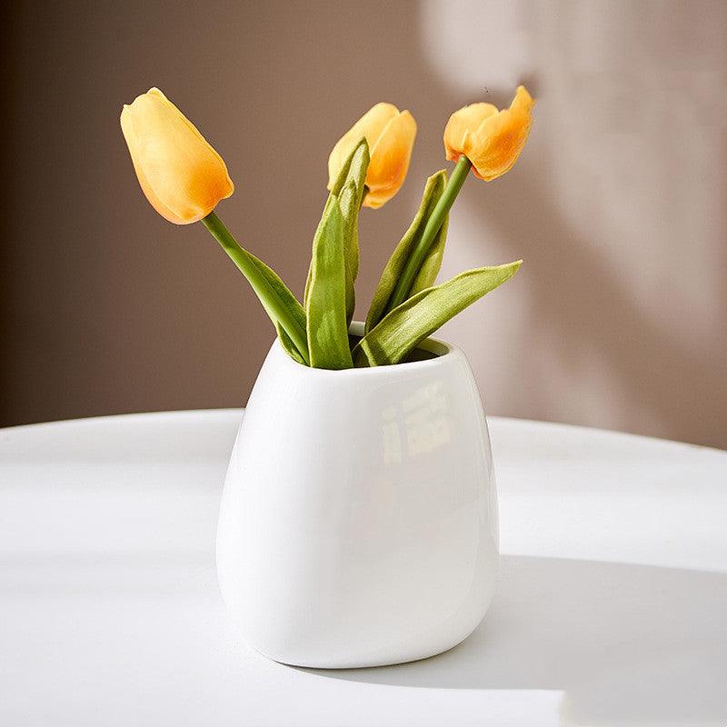 Nordic Light Luxury Ceramic Vase - Pacisia