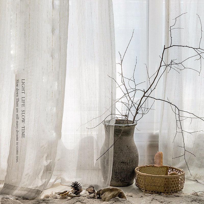 Nordic linen curtains - Pacisia