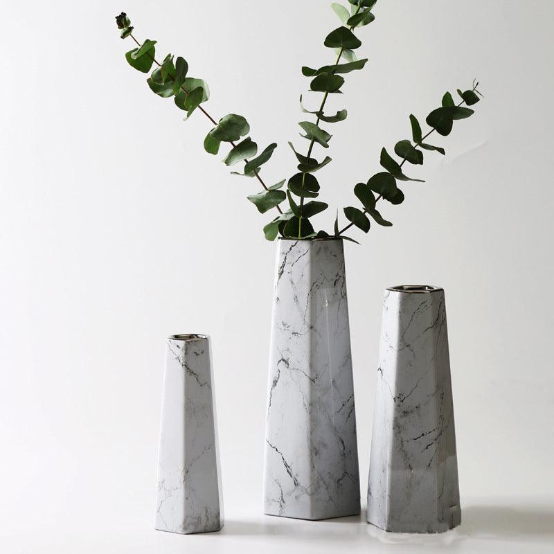 Nordic Marble Vase Living Room Ornament - Pacisia