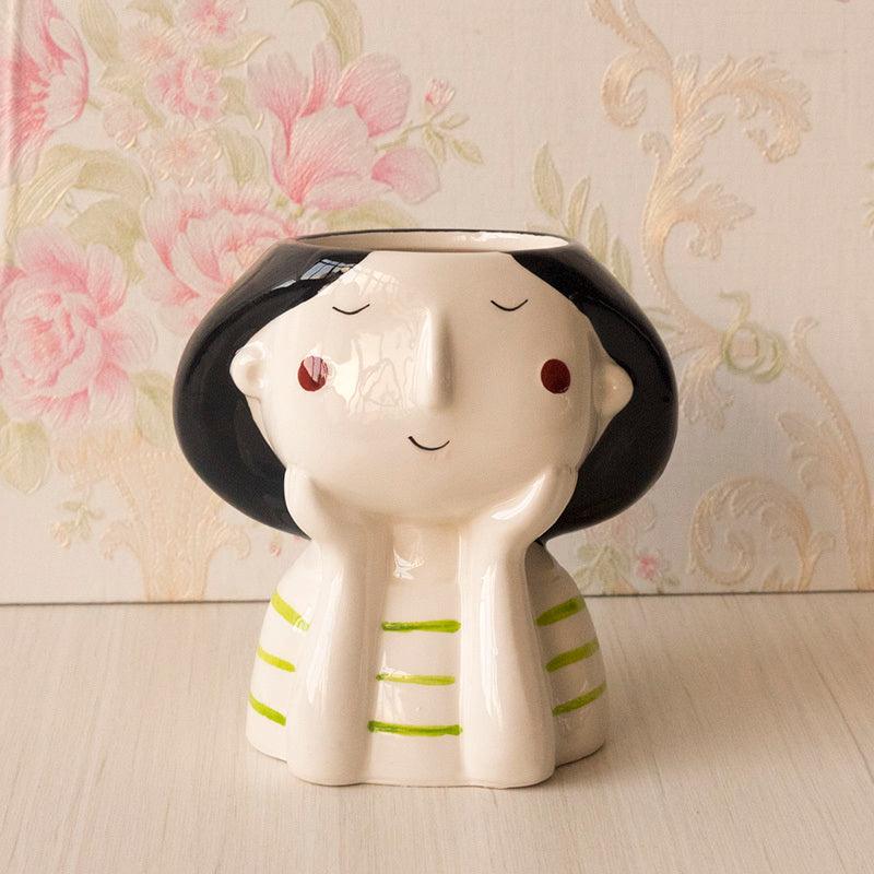 Nordic Minimalist Art Vase Ceramic Dried Flowers And Creative Home Decoration Furnishings - Pacisia