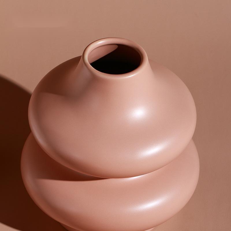 Nordic Minimalist Desktop Floral Home Ceramic Vase - Pacisia
