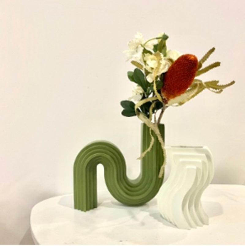 Nordic Minimalist Geometric Shape Creative Vase Home Decoration - Pacisia