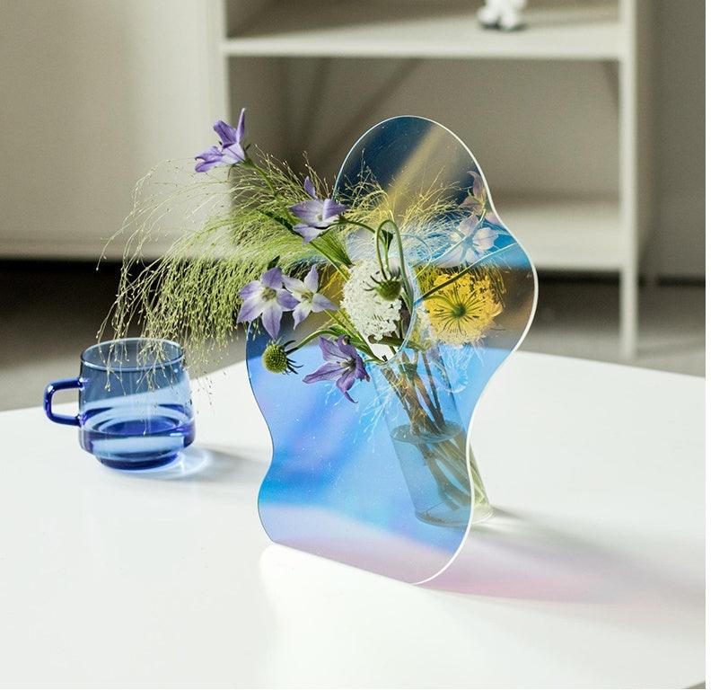 Nordic Modern Acrylic Creative Vase Floral Simple Flower Arrangement Porch Living Room Art - Pacisia