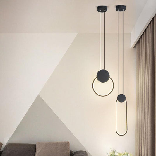 Nordic Modern Minimalist Bedroom Bedside Chandelier - Pacisia