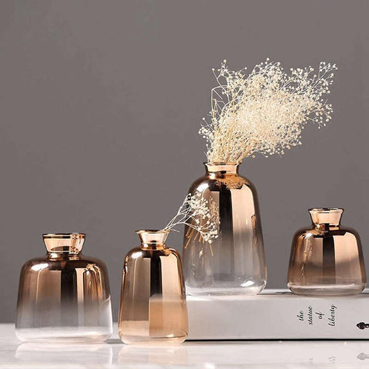 Nordic modern minimalist decoration in glass vase - Pacisia