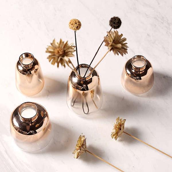 Nordic modern minimalist decoration in glass vase - Pacisia