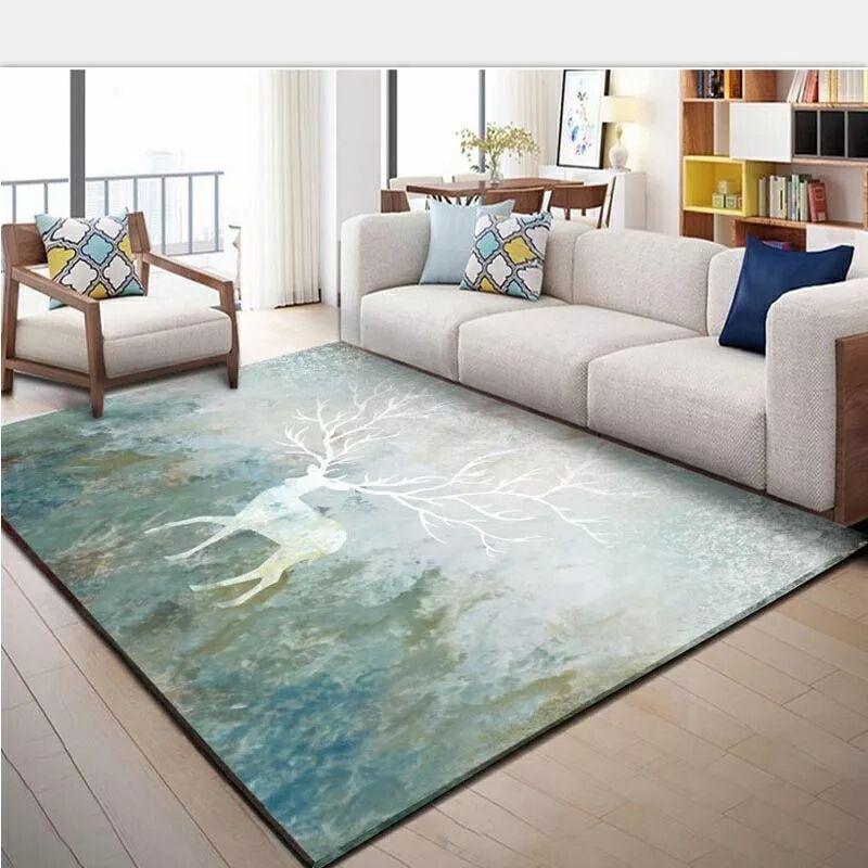 Nordic Modern Minimalist Living Room Coffee Table Carpet - Pacisia