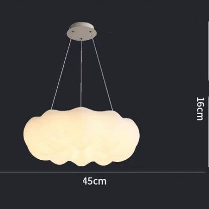 Nordic Modern Simple Bedroom Small Cloud Chandelier - Pacisia