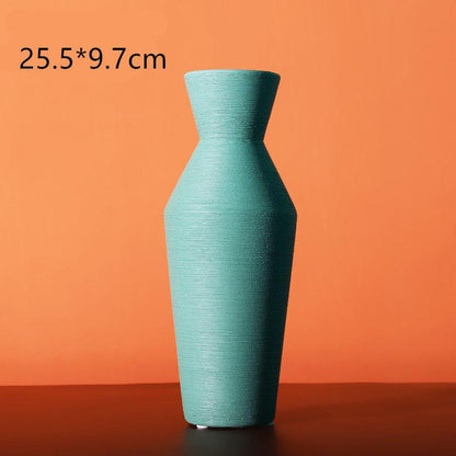 Nordic Morandi Brushed Ceramic Vase - Pacisia