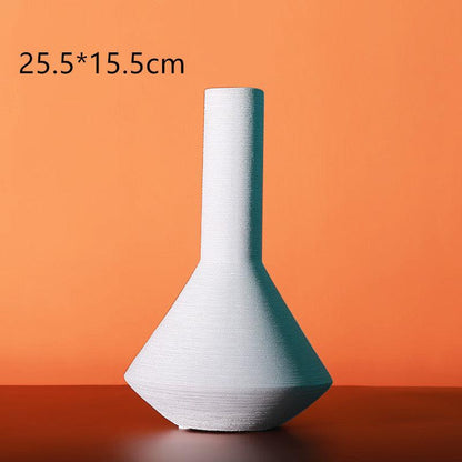 Nordic Morandi Brushed Ceramic Vase - Pacisia